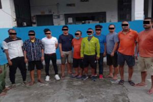 जुवाको खालबाट ११ जना पक्राउ