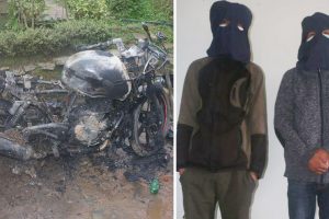 भोजपुरमा घरमै राखेको मोटरसाइकल आगो लगाउँने दुई जना पक्राउ