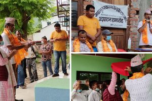 महालक्ष्मीको दमारमा आधारभूत स्वास्थ्य केन्द्र भवन उद्घाटन