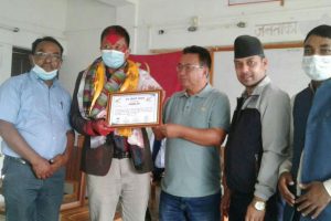 राससका महाप्रबन्धक राईलाई गृह जिल्ला धनकुटामा सम्मान