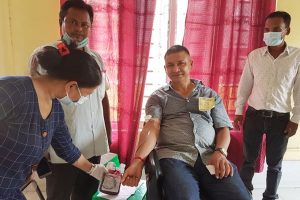 विराटनगरका हरिमोहनले गरे ९० औं पटक रक्तदान