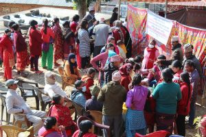 काभ्रेको रातमाटेमा काठमाडौं मेडिकल कलेजले गर्यो निःशुल्क स्वास्थ्य शिविर