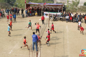 याङपाङलाई हराउँदै पाँचखपनले जित्यो भलिवलको उपाधि (भिडियोसहित)