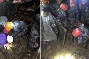 कास्कीमा पहिरोसहित पुरिएका ११ जनाको मृत्यु