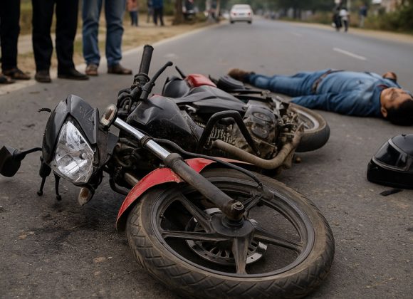 रंगेलीमा तीव्र गतिको मोटरसाइकल दुर्घटना हुँदा एक जनाको मृत्यु