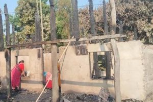 उदयपुरमा आगलागी हुँदा ४० लाख बढीको क्षति