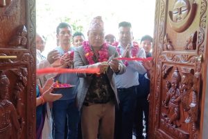 धनकुटा ७ को वडा कार्यालय भवन उद्‌घाटन