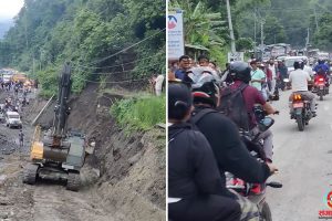 अवरुद्ध धरान-धनकुटा सडकमा १२ घण्टापछि यातायात सुचारु