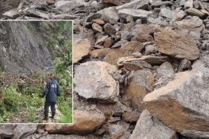 पहिरोले रवि-राँके-भेडेटार सडक खण्ड अवरुद्ध