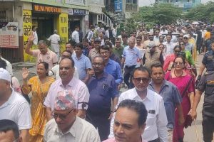 विराटनगरमा कालोपट्टी बाँधेर निजी विद्यालय सञ्चालकहरूको प्रदर्शन