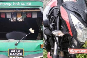 धरानमा अटो र मोटरसाइकल ठोक्किँदा एक जनाको मृत्यु