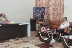 कोशीका मुख्यमन्त्री कार्की र इजरायली राजदूतबीच भेटवार्ता