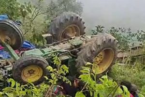 धनकुटाको सहिदभूमिमा ट्याक्टर दुर्घटना हुँदा एक जनाको मृत्यु