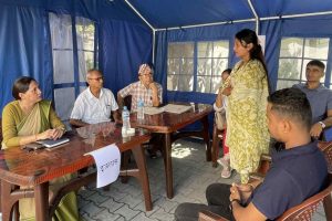 विराटनगर महानगरपालिकाले टेन्टबाट सुरु गर्यो सेवा