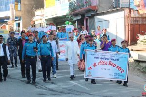 मानव बेचबिखनविरुद्ध धनकुटामा प्रभातफेरी