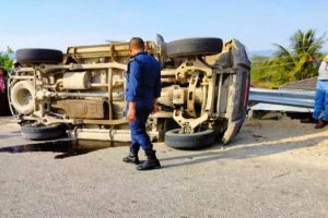 झापामा बस दुर्घटना हुँदा दुईको मृत्यु, १३ जना घाइते