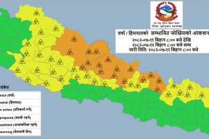 यी स्थानमा भारी वर्षा र हिमपातको सम्भावना