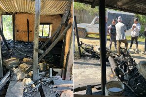 भोजपुरको अरुण गाउँपालिकामा घर र दुई वटा मोटरसाइकलमा आगजनी