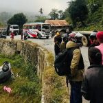 धनकुटाको पाख्रीबासमा कार र ट्रक ठोक्किँदा बाबु-छोरी घाइते