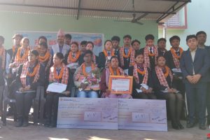 विराटनगरको कान्तिपुर कलेजका ३१ विद्यार्थीलाई २१ लाख छात्रवृत्ति