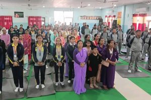 मोरङको बुढीगंगामा एक दिवसीय योग साधना