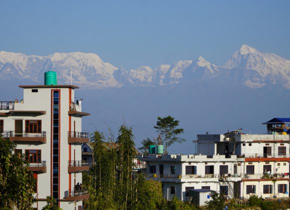 धनकुटाको जितपुरबाट देखिएको मकालु हिमाल र अरुण उपत्यका (फोटो फिचर)