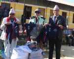 धनकुटाको श्री आधारभूत विद्यालयका विद्यार्थीलाई न्यानो कपडा वितरण