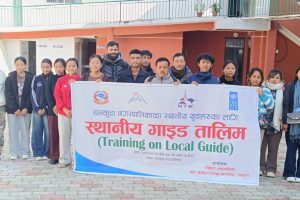धनकुटाका १५ युवालाई टुरिस्ट गाइड तालिम