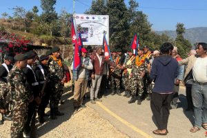 पाख्रीबासको धर्मशाला आइपुग्यो पदयात्रा टोली