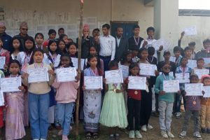 रंगेलीको त्रिभुवन माविका १ सय १ विद्यार्थी पुरस्कृत