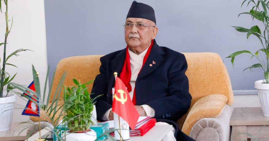 प्रधानमन्त्री बालेन्द्रलाई पूर्वप्रधानमन्त्री ओलीले दिए बधाई