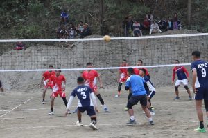 आयोजकले जित्यो तेस्रो त्रिवेणी कप पुरुष भलिबलको उपाधि