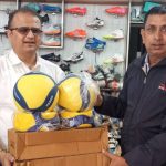 रंगेलीको त्रिभुवन माध्यमिक विद्यालयलाई खेलकुद सामग्री प्रदान