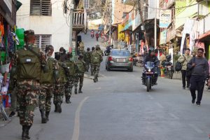 धनकुटामा निर्वाचन लक्षित सेनाको गस्ती तीव्र