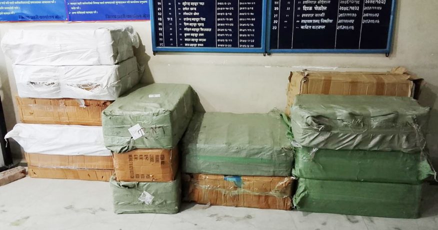 विराटनगरबाट ५ लाख मूल्य बढीको वेवारिसे चस्मा बरामद