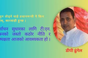 नाम, पद र दल नहेरौँ, कानुन हेरौँ !