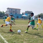 विराटनगरको एभरेस्टमा अन्तर हाउस फुटबल प्रतियोगिता सुरु