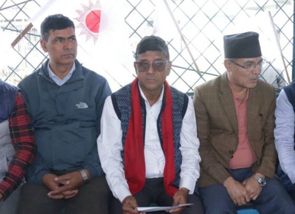 मोरङ–४ मा एमाले उम्मेदवार जीवन घिमिरेले सके पहिलो चरणको घरदैलो