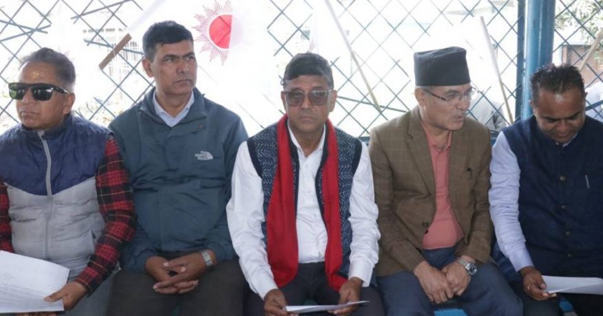 मोरङ–४ मा एमाले उम्मेदवार जीवन घिमिरेले सके पहिलो चरणको घरदैलो