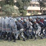 विराटनगरमा निर्वाचन सुरक्षा अभ्याससँगै नमुना मतदान