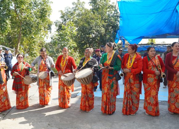 धनकुटाका महिलाहरू नौमती पञ्चेबाजा संरक्षणमा जुट्दै