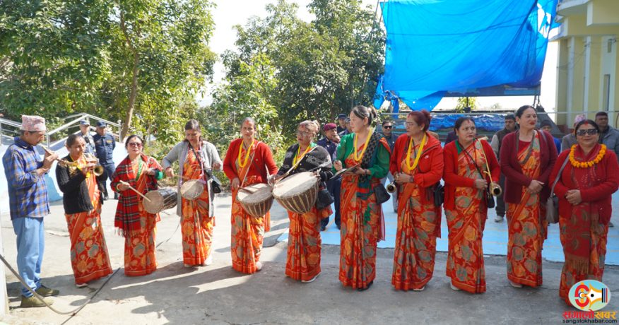 धनकुटाका महिलाहरू नौमती पञ्चेबाजा संरक्षणमा जुट्दै