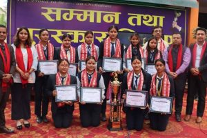 विराटनगरको अर्किड कलेजका सय बढी विद्यार्थी सम्मानित