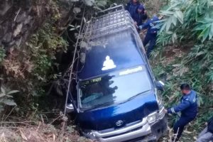 धनकुटामा हायस दुर्घटना हुँदा ७ जना घाइते
