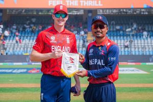टी–२० विश्वकप : नेपालविरूद्ध इंग्ल्यान्डले जित्यो टस