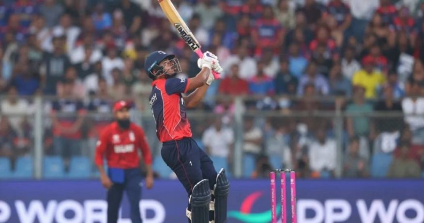 टी–२० विश्वकपमा इङ्ग्ल्यान्डसँग नेपाल ४ रनले पराजित