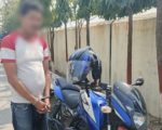 विराटनगरबाट मोटरसाइकल चोरेर भाग्दै गर्दा एक जना पक्राउ