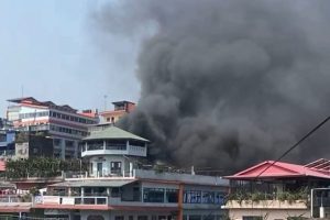 इटहरीको न्यू पूर्वाञ्चल आइसक्रिम क्याफेमा भीषण आगलागी