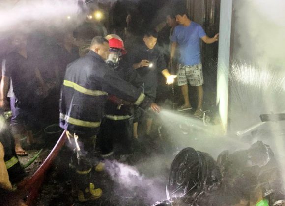 मोरङको पथरीशनिश्चरेमा मोटरसाइकल ग्यारेजमा आगलागी