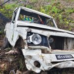 धनकुटाको सहिदभूमिमा पिकअप पल्टिँदा चार जना घाइते